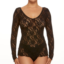 Hanky Panky Signature Lace Unlined V-Neck Boatneck 2-Way Top
