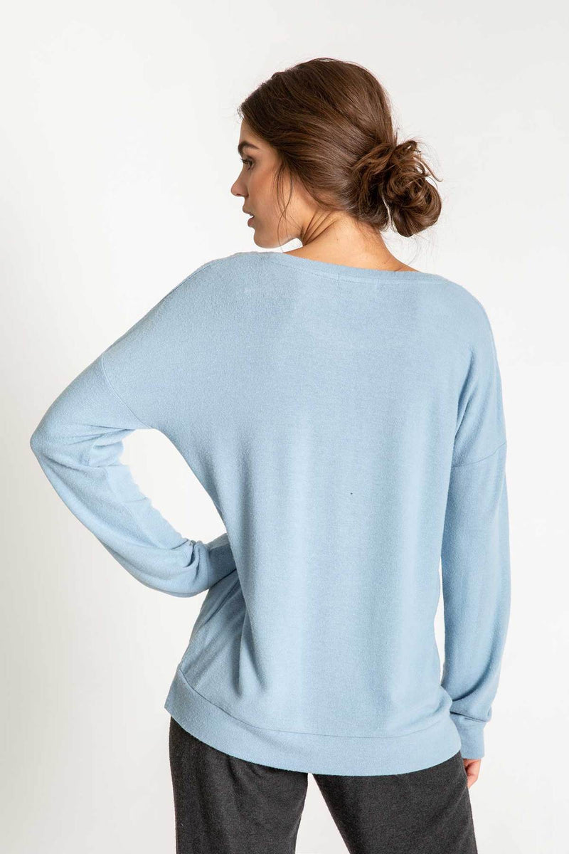 PJ SALVAGE GONE NAPPING LONG SLEEVE TOP