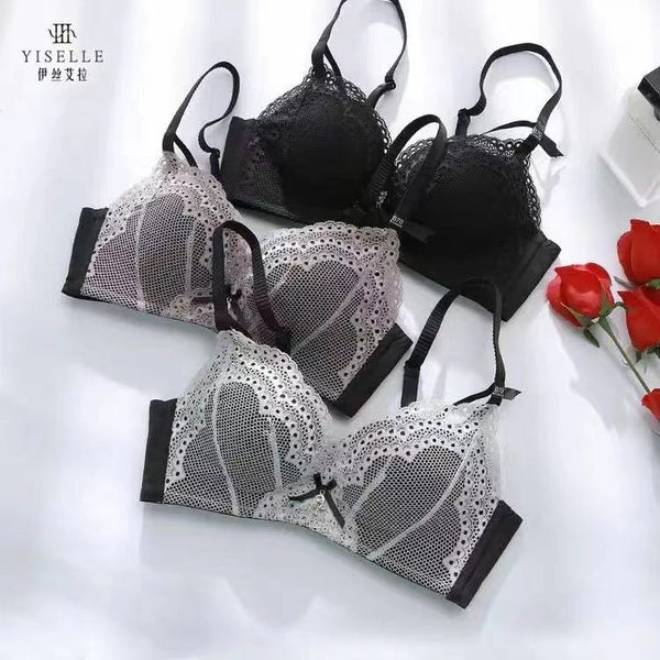 Yiselle Floral Lace Pushup Bra – ForU Lingerie